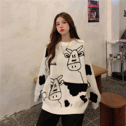 Korean Chic Loose-Fit Sweater