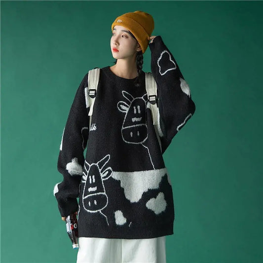 Korean Chic Loose-Fit Sweater